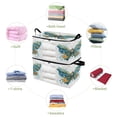 thumbnail image 4 of Foldable Clothes Storage Bags Clothes Organizer Bin with Clear Windows for Clothes Bedding Intricately Butterfly, 4 of 6