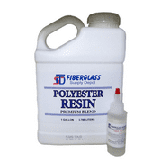 FSD Polyester Resin w/Hardener for Laminating Fiberglass mat, biaxle, Cloth  (Gallon)