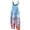 #01Sky Blue, variant on Floral Boho Cotton Linen Summer Overalls for Women 2025 Hippie Jumpsuit Print Spaghetti Strap Rompers Blue M