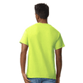 thumbnail image 6 of Gildan Men Ultra Cotton Hi Vis T-Shirt, Short Sleeve Crew Neck, Classic Work Tee, Safety Green, XL, 6 of 6