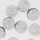 thumbnail image 3 of Paquete de 10 piezas, 20 mm, de bo de cristal, colgante de doble agujero, pendiente colgante gris Hugo encantos del arte de la bola de cristal, 3 of 8
