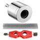 thumbnail image 1 of Limpiador de Tuberías de Cobre, Limpiador de Tuberías de Cobre de 15 mm para Taladro, Limpiador de Tuberías de Metal, Cepillo de Tuberías de Cobre para Broca Eléctrica, 1 of 5