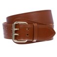 thumbnail image 3 of Women's Litchi Veined Double Stitch Double Hole Tapered Leather Belt, 3 of 6