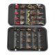 thumbnail image 5 of Juego surtido de 40 Uds de señuelos de pesca, cebo para moscas con caja impermeable para lago y río, 5 of 5