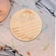 thumbnail image 3 of 6PCS Bulletin Board Pendant Commemorative Plaque Wooden Name Announcements Announcement Board Announcement Round Wood, 3 of 5
