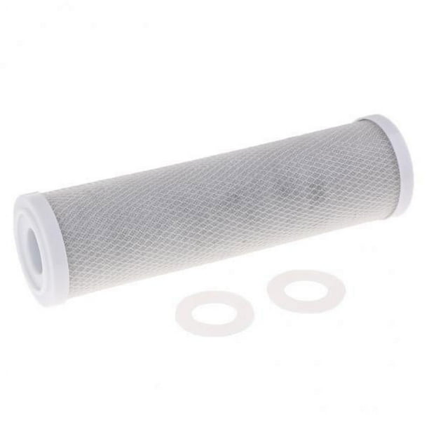 Filtro De Agua De Carbón Activado 2xRecambio Filtro De Agua De 10 Pulgadas Filtración De Agua Doméstica Sunnimix Filtro de agua de carbón activado