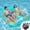 Mint Green, variant on 2-Person Inflatable Pool Floats Adult Heavy Duty, 71" x 61" Pool Lounger Float with Cup Holders & Backrest & Removable Insulated Cooler, Thickened Swimming Raft for Pool Party, Lake, Beach, River