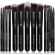 thumbnail image 2 of Set de brochas de maquillaje SHANY Black Bombshell, 14 piezas, 2 of 7