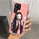 thumbnail image 3 of Funda de teléfono Demon Slayer Kamado Nezuko para Samsung Galaxy S24 S23 S22 S21 Ultra S20 FE S10 Plus S10E S9 S8 + S7 Edge con estampado suave, 3 of 5