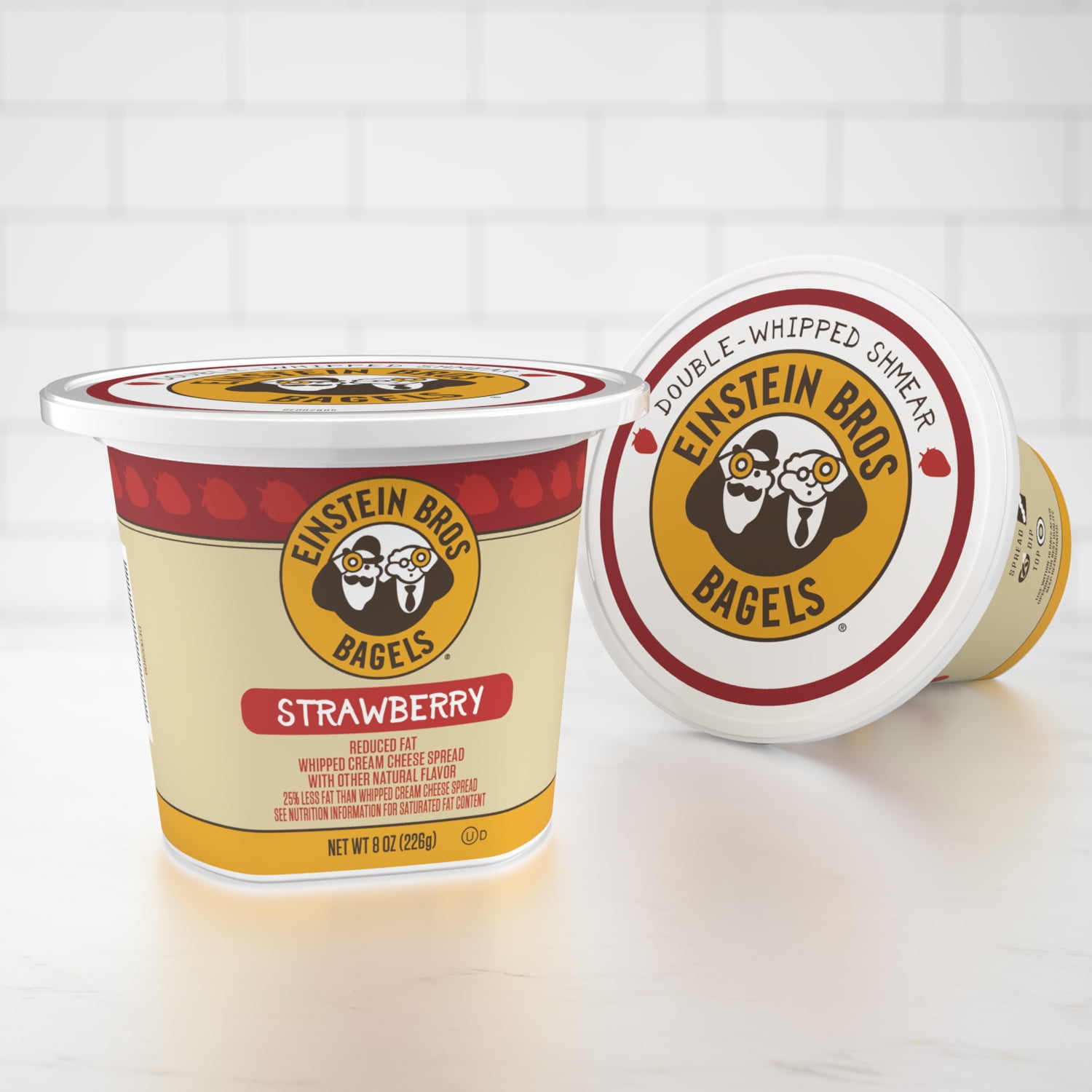 Buy Einstein Bros Strawberry Whipped Cream Cheese Spread, 8 oz Online