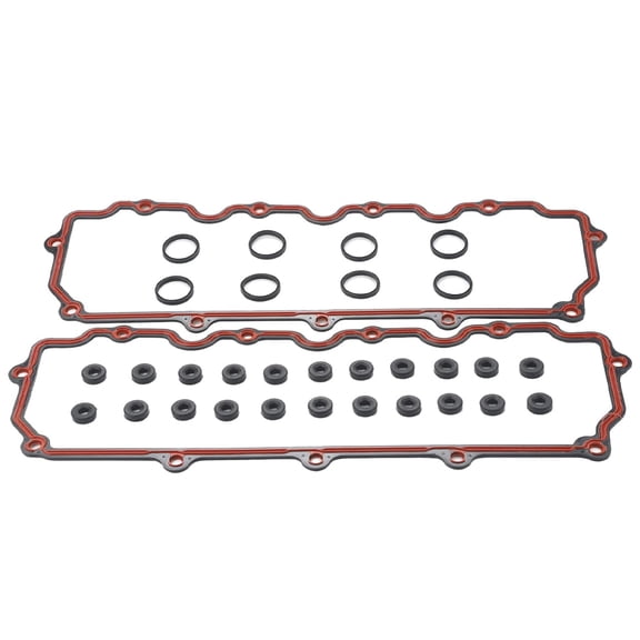 VS50691R Diesel Valve Cover Gasket Set Compatible For 2004-2010 Ford E350 E450, 2003-2005 Ford Excursion, 2003-2007 Ford F250 F350 F450 F550 6.0L V8