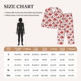 thumbnail image 4 of Balery Amanita Red Mushroom Conjunto de Pijama con Estampado para Mujer, Conjunto de Dos Piezas con Manga Larga, Ropa de Dormir Suave con Bolsillos, Pijamas Cómodos-XX-Large, 4 of 7