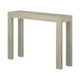 thumbnail image 3 of Plank+Beam 46" Modern Solid Wood Console Table, Narrow Entryway Table, Behind The Couch, Seashell, 3 of 8