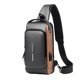 thumbnail image 3 of Bolso bandolera con correa de viaje para hombre, bolso bandolera multifunción antirrobo con puerto USB para hombre, 3 of 5