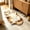 Multicolor S, variant on Shaped Animal Floor Mat, Non-Slip Washable Long Carpet Soft Plush Rug for Bedroom Living Room 47.2 x 15.7in