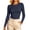 Navy, variant on AherBiu Going out Tops for Women Long Sleeve Slim Fitted Crewneck Basic Layer Tops T Shirts Tees