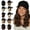 A, variant on Women's Baseball Cap with Hair Extensions,6-Inch Synthetic Straight Wig Cap,Adjustable and Breathable for Daily Wear,Instant Hairstyle Change with Sun Protection,Natural Looking