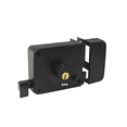 thumbnail image 1 of Cerradura Chapa De Sobreponer Seguridad Barra Puerta Izquierda Belug Negro, 1 of 5