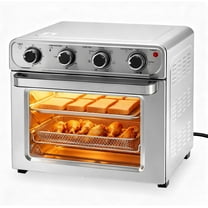 ROSVOVO 26.4QT Air Fryer Toaster Oven Combo - 4-in-1 Countertop Oven with Convection Bake, Broil & Toast Functions