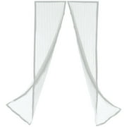 ALEKO SDMG39X82WT Magic Mesh Magnetic Ventilating Door Screen, White