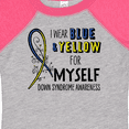 thumbnail image 4 of Inktastic I Wear Blue and Yellow for Myself- Down Syndrome awareness Boys or Girls Baby Bodysuit, 4 of 5