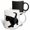 Multicolor, variant on 3drose, Feline Fun Black Cat Kitty Vector, 15oz Two-tone Black Mug