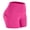 Hot Pink, variant on Qiopertar Women's 3-Inch Yoga Shorts High Waist Cycling Workout Shorts with Pockets Stretchy Breathable Casual Summer Activewear, Hot Pink 4XL