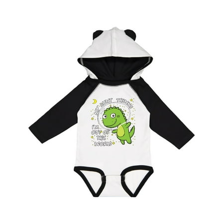 

Inktastic My Aunt Dinosaur Gift Baby Boy or Baby Girl Long Sleeve Bodysuit