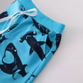 thumbnail image 4 of Fshinging Baby Boys Shorts Funny Cute Cartoon Shark Print Elastic Waist Sport Beach Athletic Bottoms Size 12-24 Months, 4 of 5