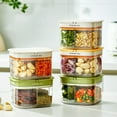 thumbnail image 6 of Stackable 4 Compartment Food Box, Ventilated Kitchen Containers with Removable Lids for Produce Leftovers Space Saving Design, 6 of 9
