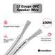 thumbnail image 3 of Cable de altavoz InstallGear, calibre 12, 30,5 m, blanco, 100 pies, 3 of 6