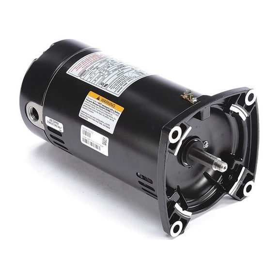 Pool Pump Motor, Capacitor-Start/Run, 1/2 HP, 48Y Frame, 3,450 Nameplate RPM SQ1052
