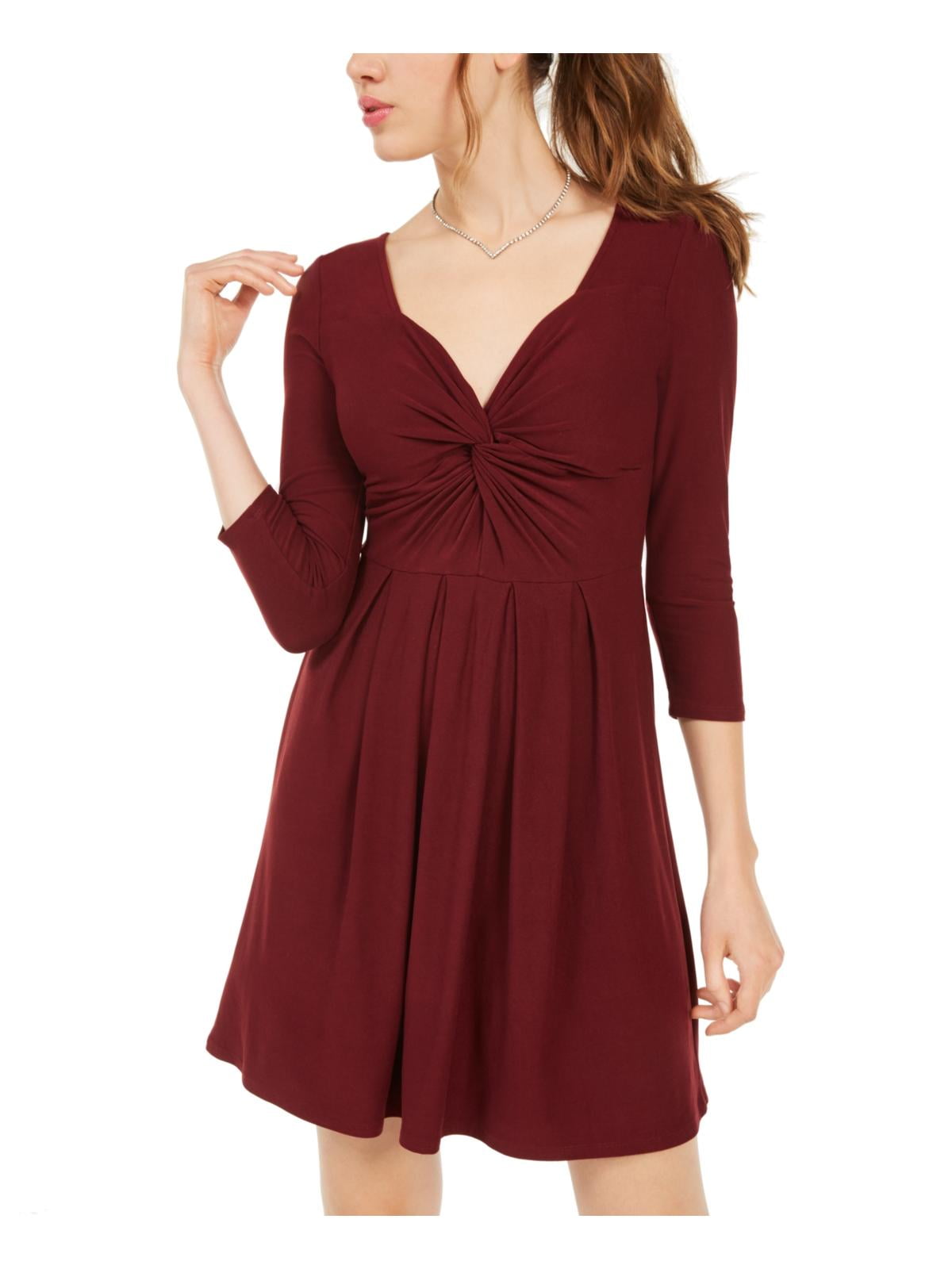 casual red dress juniors