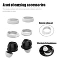 thumbnail image 3 of Almohadillas de silicona para los oídos + fundas para auriculares para Galaxy Buds+ Buds (blanco), 3 of 7