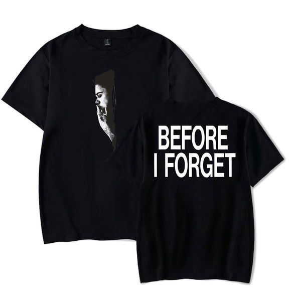 The Kid LAROI Merch Before I Forget Tee Women Men Crewneck Short Sleeve Casual T-shirt