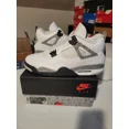 thumbnail image 2 of Ni - ke Air Jordan 4 Retro 'White Cement' FV5029-100 2025 Size 12.5M /14W Brand New, 2 of 5