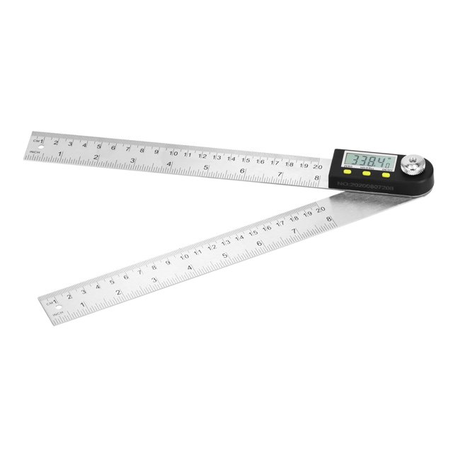Wchiuoe Digital Goniometer Protractor,Digital Angle Finder Ruler 2 in 1 Goniometer Protractor Tool with Display for Automobiles,Digital Angle Finder Tool