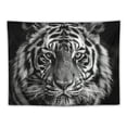 thumbnail image 5 of GOSMITH Tiger Tapestry, Wild Predator Animal Tapestries, Black and White Tapestry Wall Hanging for Bedroom Living Room Decor Painting, 5 of 6
