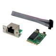thumbnail image 2 of 6X Mini Carte Réseau PCIE M.2 A+E vers RTL8111F Carte Ethernet Gigabit Port Unique RJ45 Carte Réseau Ethernet, 2 of 5