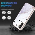 thumbnail image 3 of Case Compatible with Samsung Galaxy A14 5G Cases Samsung A14 5G Phone Case Ultra Thin Anti-Scratch Marble Protective case (White), 3 of 14