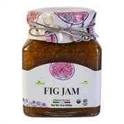 Giusto Sapore Gourmet Italian Fig Jam, 55% Fruit, All Natural, Gluten Free, Non GMO, 12oz - Imported from Italy and Family Owned