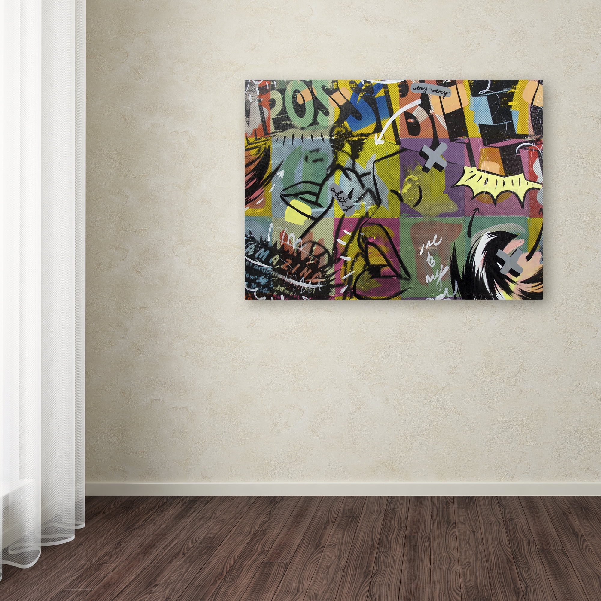 Dan Monteavaro 'IMPOSSIBLE' Canvas Art