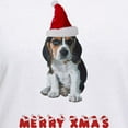 thumbnail image 3 of CafePress - Beagle Christmas Women's V Neck T Shirt - Womens Cotton V-Neck T-shirt, 3 of 4