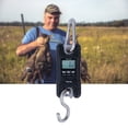 thumbnail image 3 of Mini Crane Scale, Portable 500kg/1100lb LCD Display Electronic Hanging Scale With ABS Engineering Plastic Shell And Hook, Handheld Weighting Scale, Hanging Scale Industrial Weighin, 3 of 8