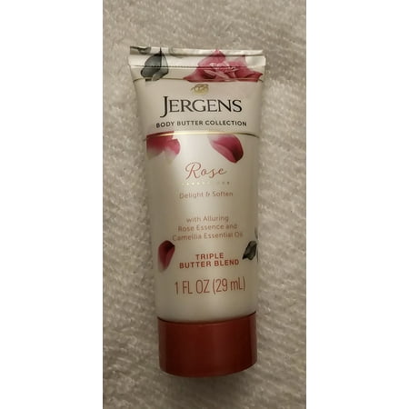 Jergens Rose Delight & Soften - Triple Butter Blend 1 Oz