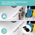 thumbnail image 3 of CTIRCHIU Safety Window Locks for Windows Black Aluminum Alloy 1Pack, 3 of 8