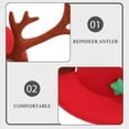 thumbnail image 4 of QUMIIRITY Sombrero Para Mascotas Con Cuernos De Reno Para Y Fiesta En Material Transpirable, 4 of 8
