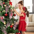 thumbnail image 4 of Christmas Glitter Berries Stems Tutuviw 32 Pcs 17inch Artificial Pink Berries Christmas Picks Winter Picks Glitter Berry Sprays Curly Twigs Decorations for Festival Crafts and Home Xmas Decoration, 4 of 7