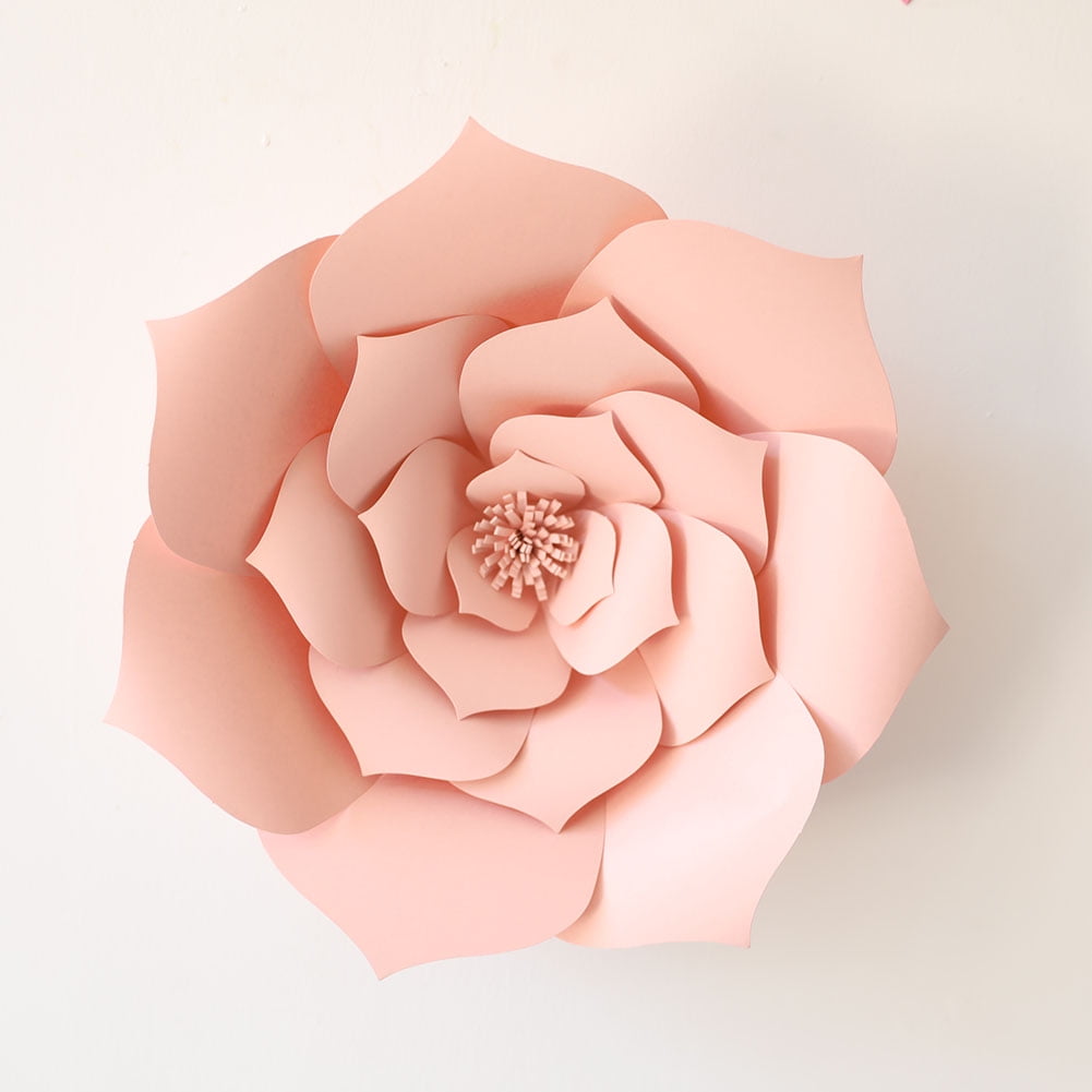 2Pcs Giant Paper Rose Flower 20cm DIY Backdrop Wall Wedding Party Birthday Decor 