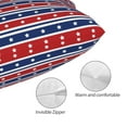 thumbnail image 3 of Pofeuu Fourth Of July Print Polyester Microfiber Plush Pillowcases, Super Soft and Cozy Pillow Case Covers with Envelop Closure（Pillow core not included）-14"x20", 3 of 6